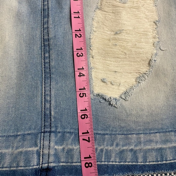 OVS Distressed Denim Skirt - Picture 2 of 5